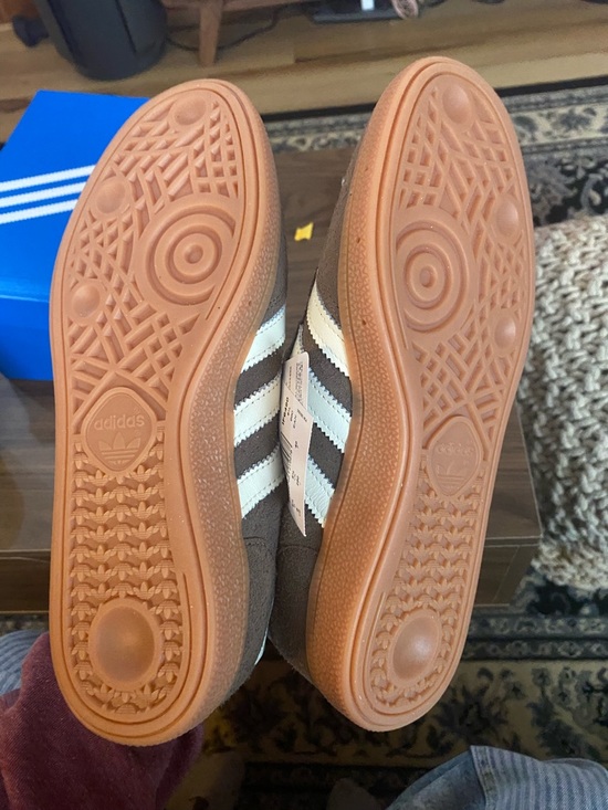 adidas Handball Spezial W Suede Sneakers - Brown & Cream - Picture 6 of 8